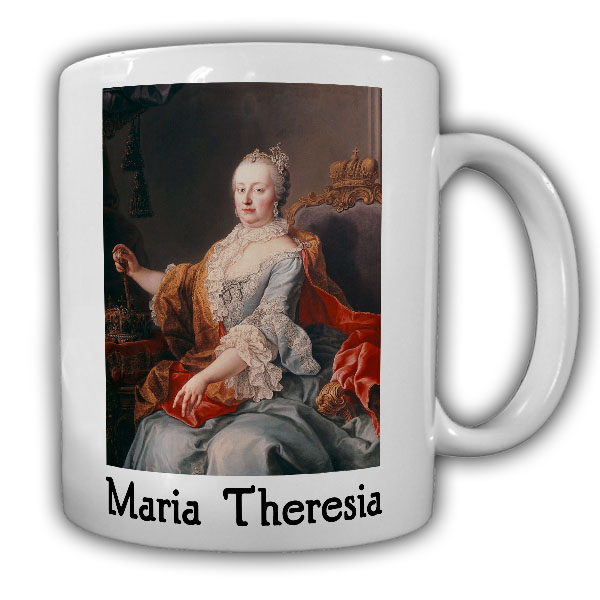 Tasse Maria Theresia von Österreich Königin Wien Gemälde Bild Foto Becher #21796