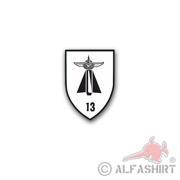 FlaRakRgt 13 Aufkleber Raketen Artillerie Regiment Bundeswehr 6x7cm#A4111