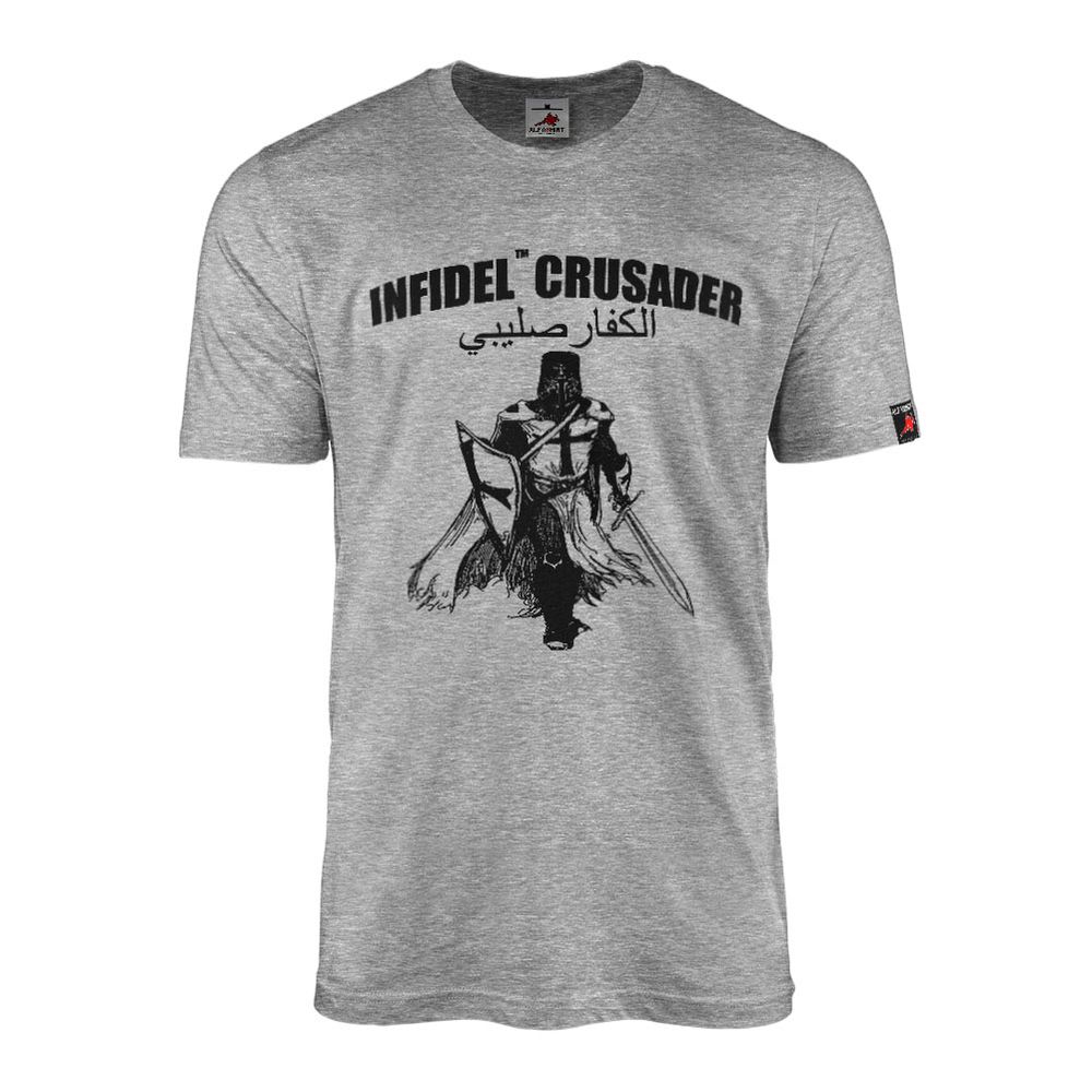 INFIDEL TM CRUSADER Crusader West Infidel Knight T-Shirt #18523