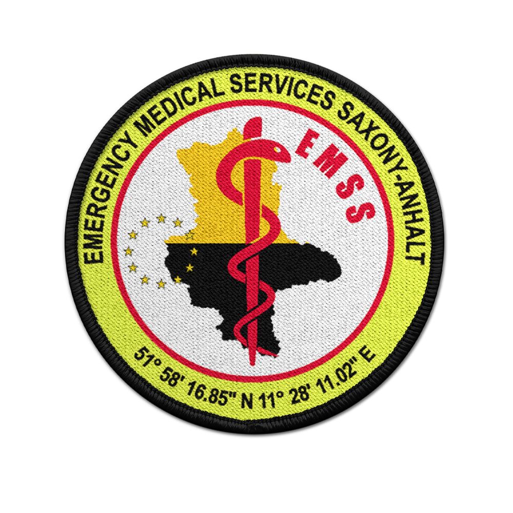 EMSSA Rettungsdienst Sachsen Anhalt Magdeburg Rotes Patch Harz #32769