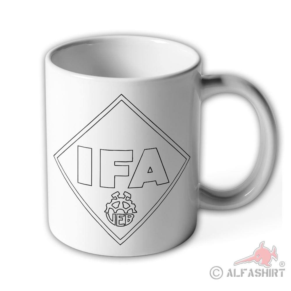 Tasse DDR altes IFA Abzeichen Veb Ost-Deutschland Bergbau#36809