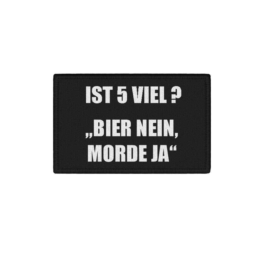 Patch Is 5 Drink A Lot Drinking Party Fun Humor Malle 7,5x4,5cm # 34242