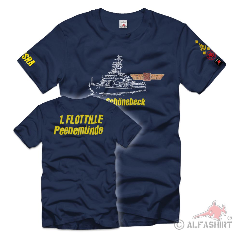 MSR 334 Stabsobermeister Elektro Nautik NVA Schönebeck MSRA T-Shirt #37001