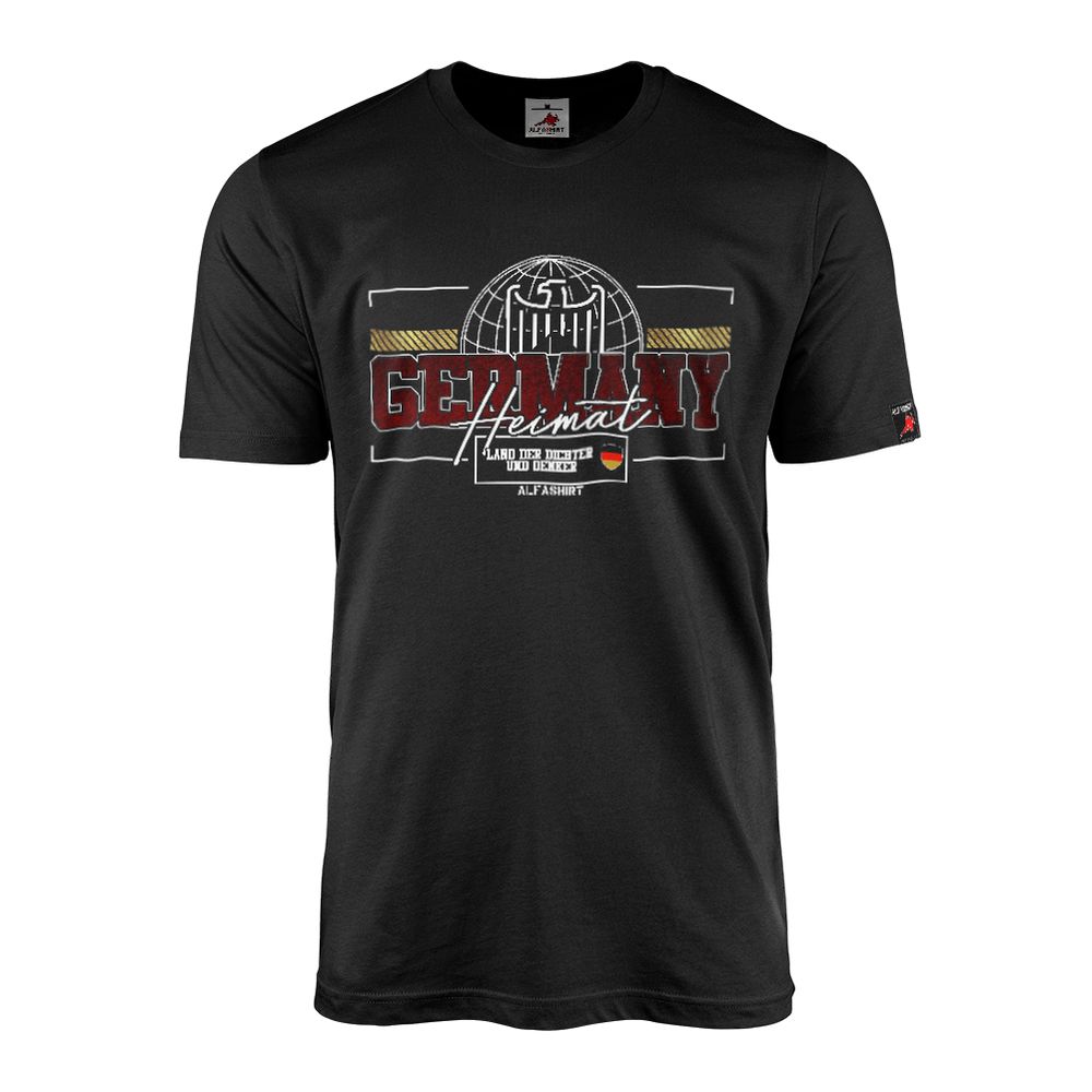 T-shirt Germany Heimat Dichter und Denker Alfashirt Deutsch Deutschland#46835