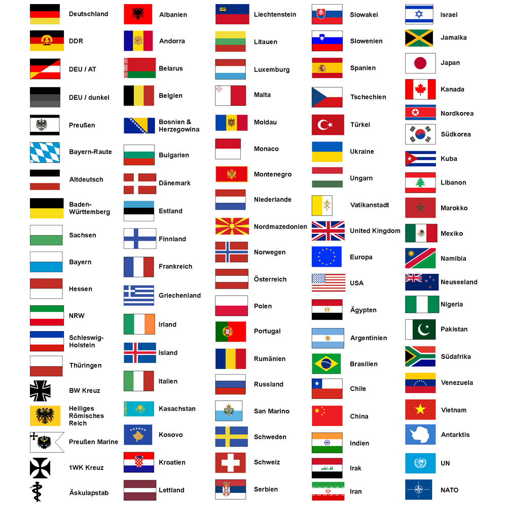 Rally sticker name flag customizable Germany Racing 3x20cm # A6025