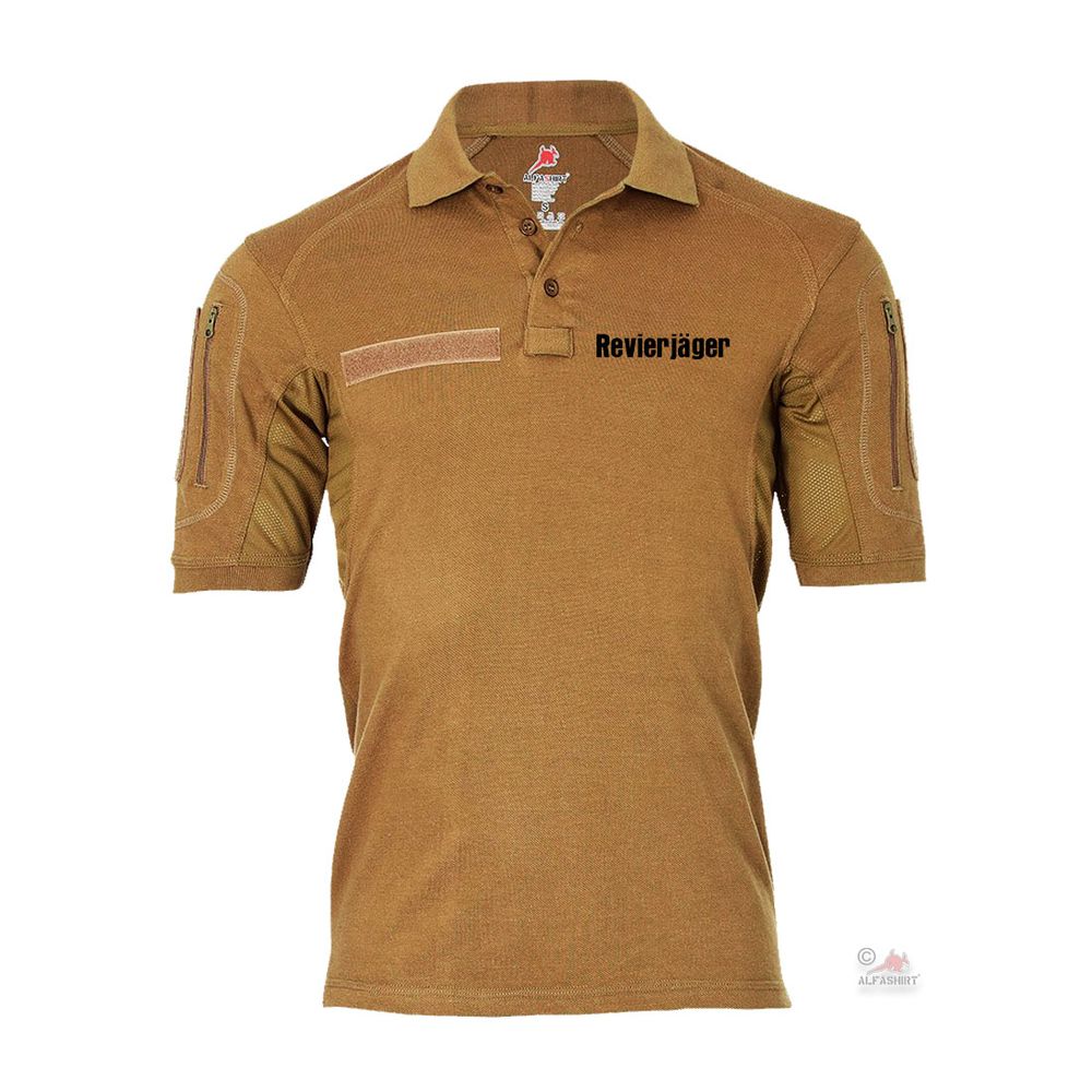 Tactical Poloshirt Revierjäger Jäger Natur Wald Revier Pflanzen Tiere #44929