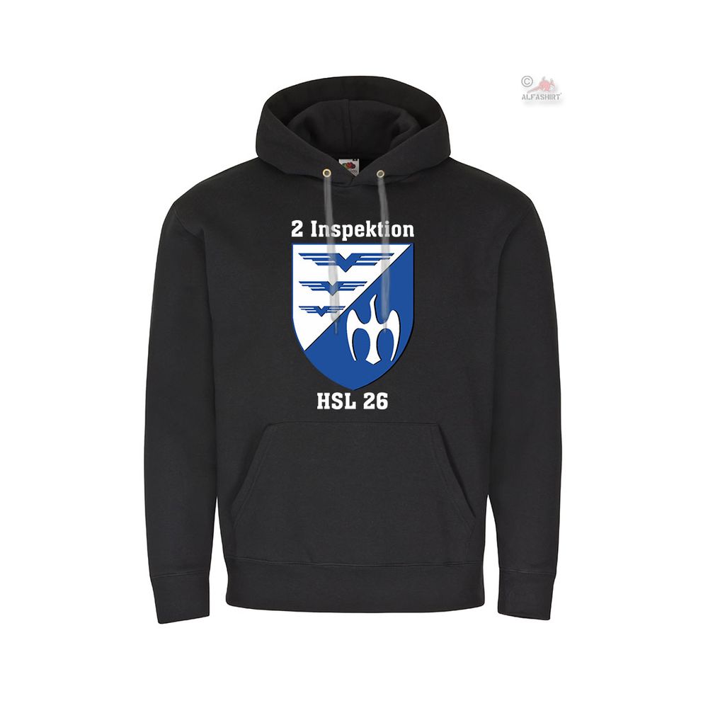 USLw 2 Inspektion HSL 26 Unteroffizierschule der Luftwaffe Appen Hoodie #38739