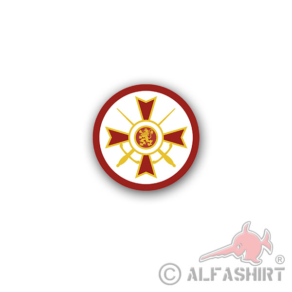 Sticker Bulgarian Air Force roundel 1938 Bulgaria 7x7cm A2905