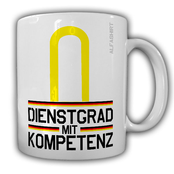 Tasse Maat Dienstgrad Bundeswehr Militär Rangabzeichen Abzeichen Becher #20707