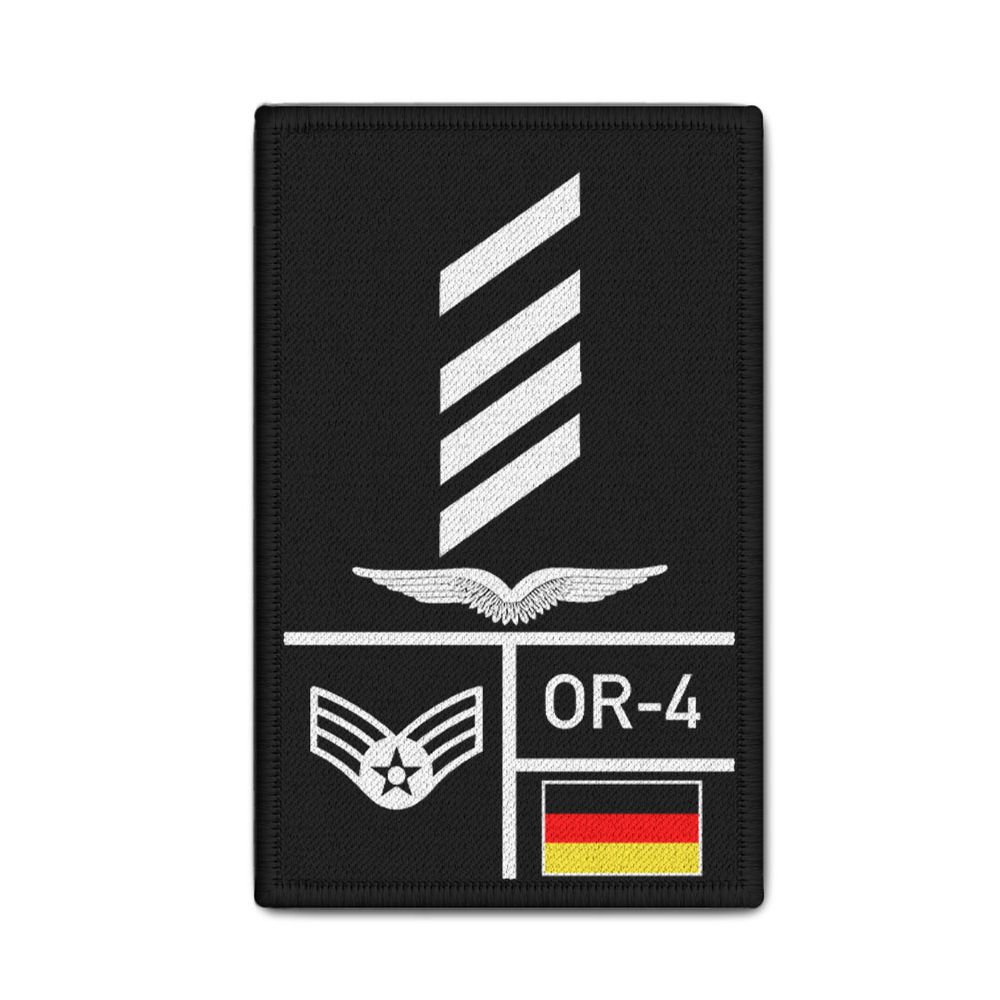 Rank Patch Bundeswehr Heer Luftwaffe Marine Schwarz #BW-Patch