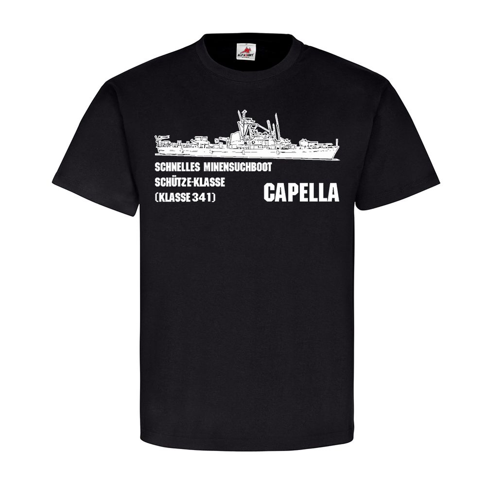 schnelles Minensuchboot Capella M 1098 Schütze-Klasse T-Shirt#23828