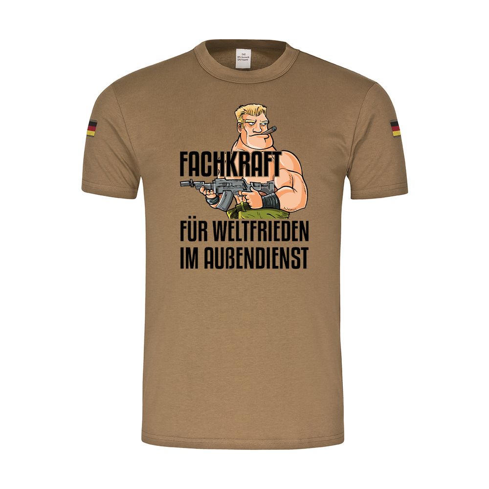 BW Tropen Fachkraft für Weltfrieden Haltung Menschenrechte T-Shirt#35464