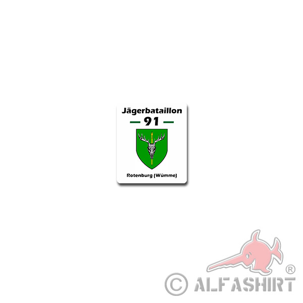JgBtl 91 Sticker Hunter Battalion Hunter Troupe # A3880