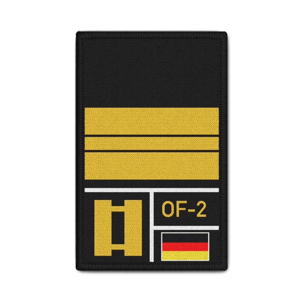 Rank Patch Bundeswehr Heer Luftwaffe Marine Schwarz #BW-Patch