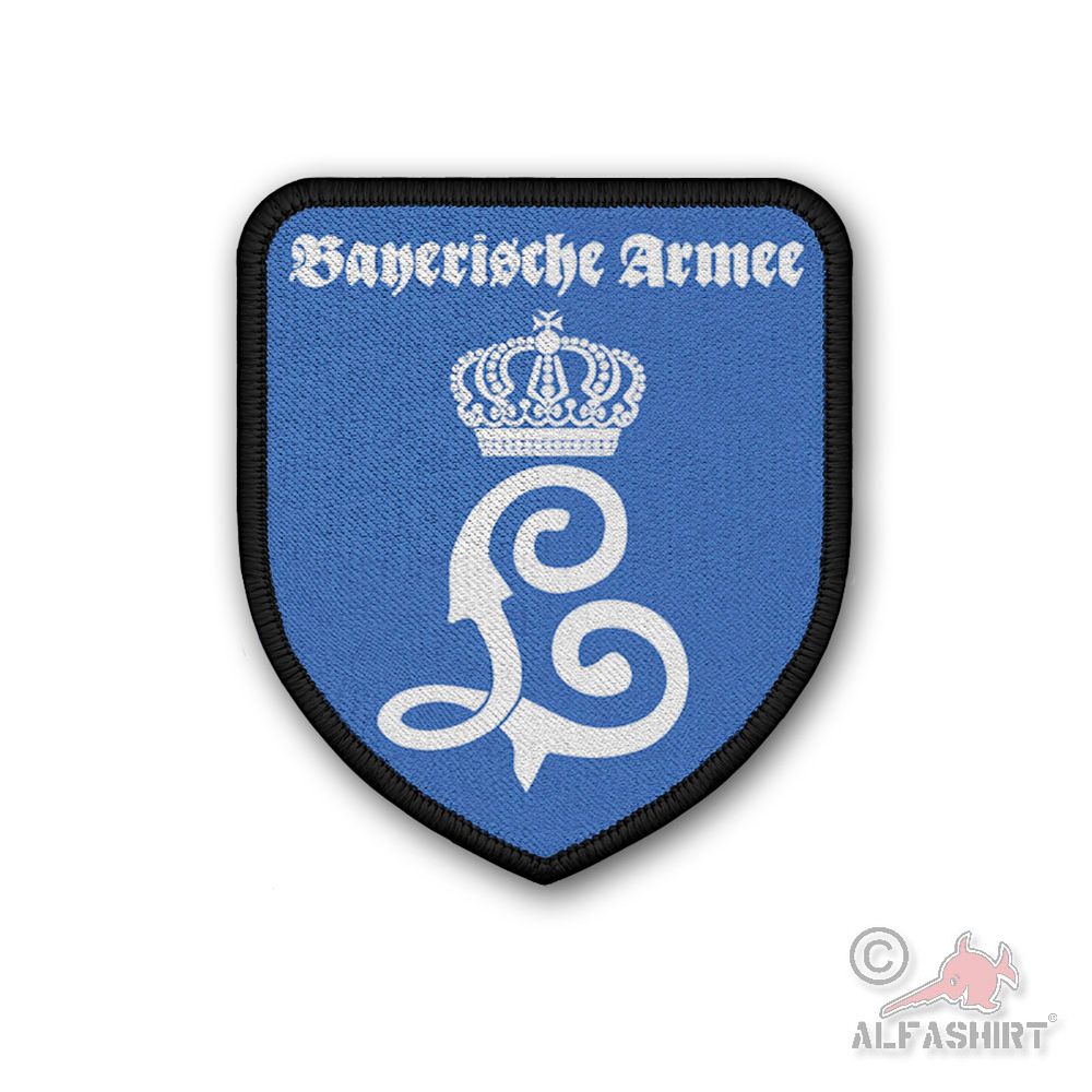 Patch Bayerische Armee Königreich Bayern König Ludwig Veteran Aufnäher#45112