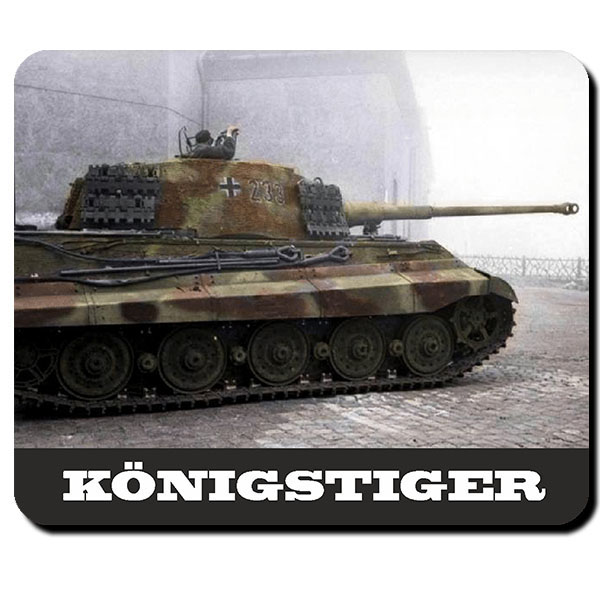 Königstiger Ungarn 1945 Panzer Kampfpanzer Farbfoto Bild Mauspad #10421 M