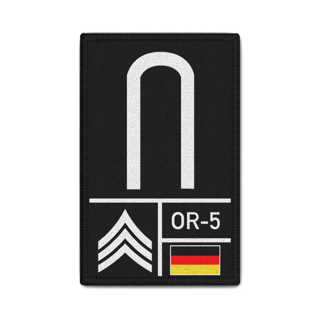 Rank Patch Bundeswehr Heer Luftwaffe Marine Schwarz #BW-Patch