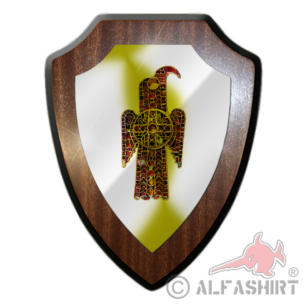 Heraldic shield Goten eagle Fiebel Ostgoten Visigoth Germanic eagle coat of arms # 27027