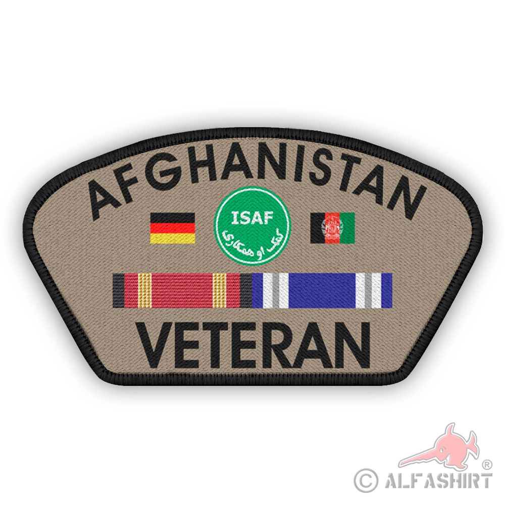 Veteran Patch Afghanistan ISAF Bundeswehr Crest Einsatzband Einsatz#44853