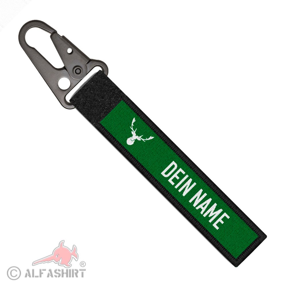 Tactical keychain custom text your name forest company Förster RWE # 40404