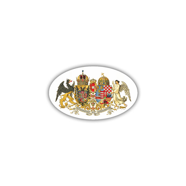 Aufkleber/Sticker Österreich Ungarn Monarchie Kaiserturm Wappen 8x5cm A1689