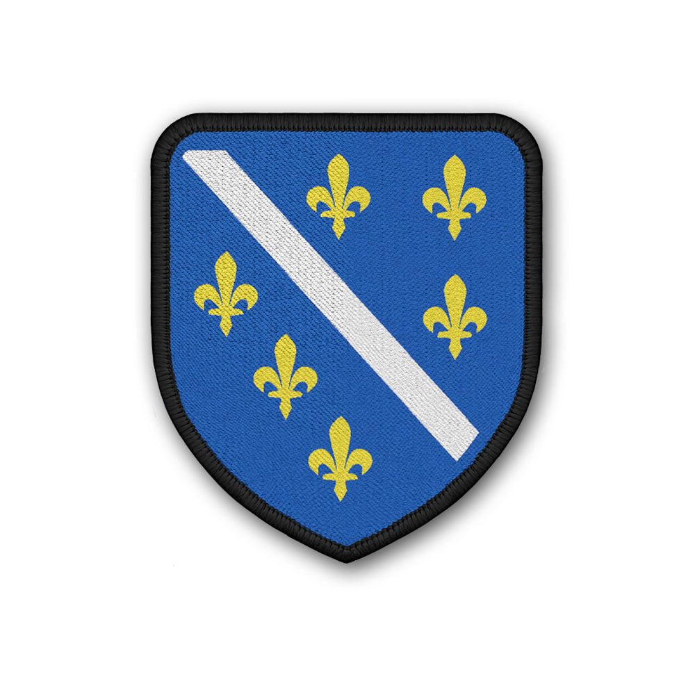 Patch Republik Bosnien und Herzegowina Wappen Königslilien Dynastie #41668