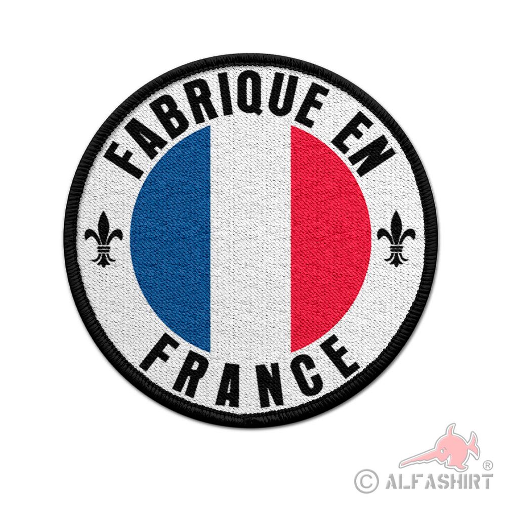 Ecusson fabrique en FRANCE