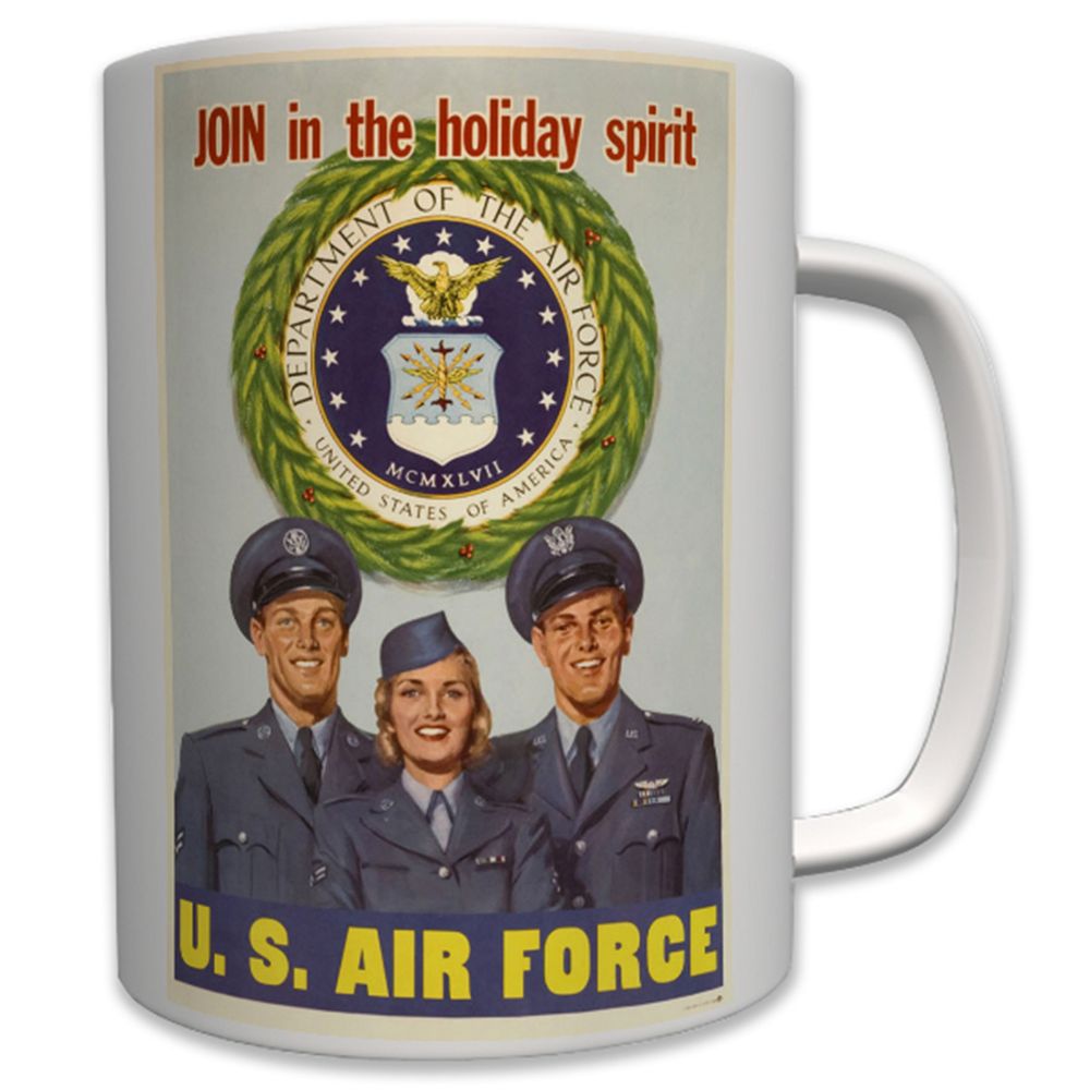 Militär Usa Usaf Air Force Wk Luftwaffe- Tasse Becher Kaffee #6464