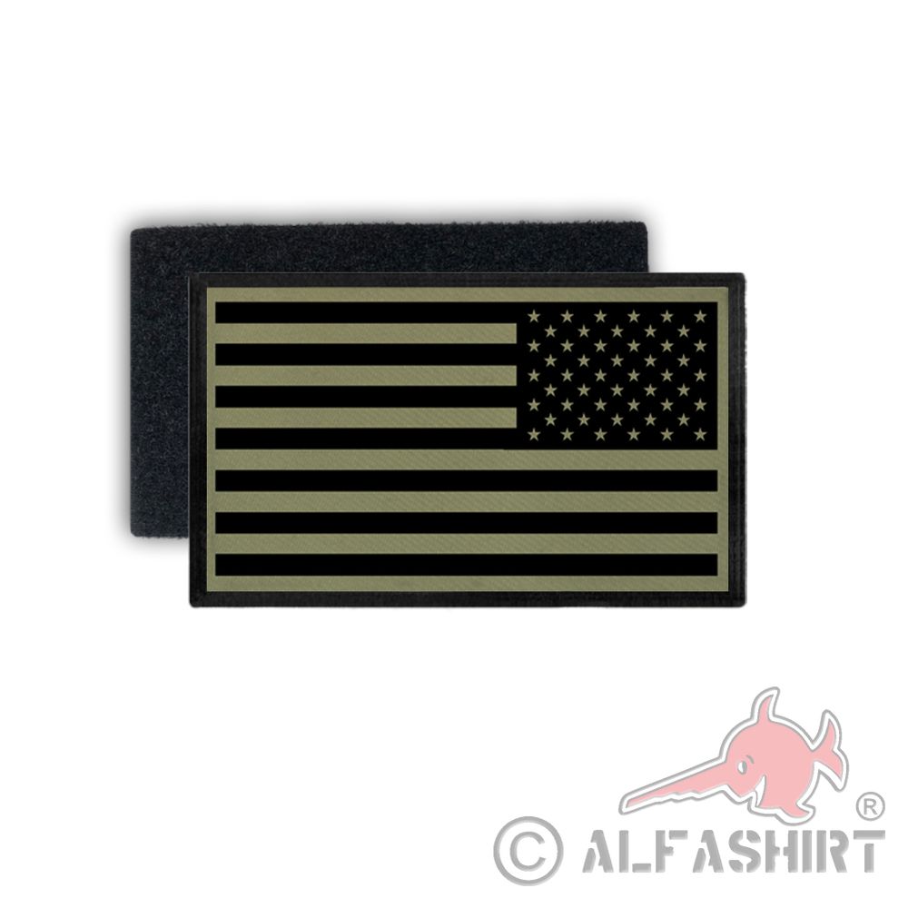 EOD Kampfuniform USA Flaggen Patch Aufnäher Kabul Kunduz 7,5x4,5 #37569