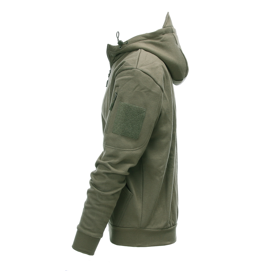 Tactical Hoodie Zipper Hooded Sweater Jacket Bundeswehr Zipper # 37481