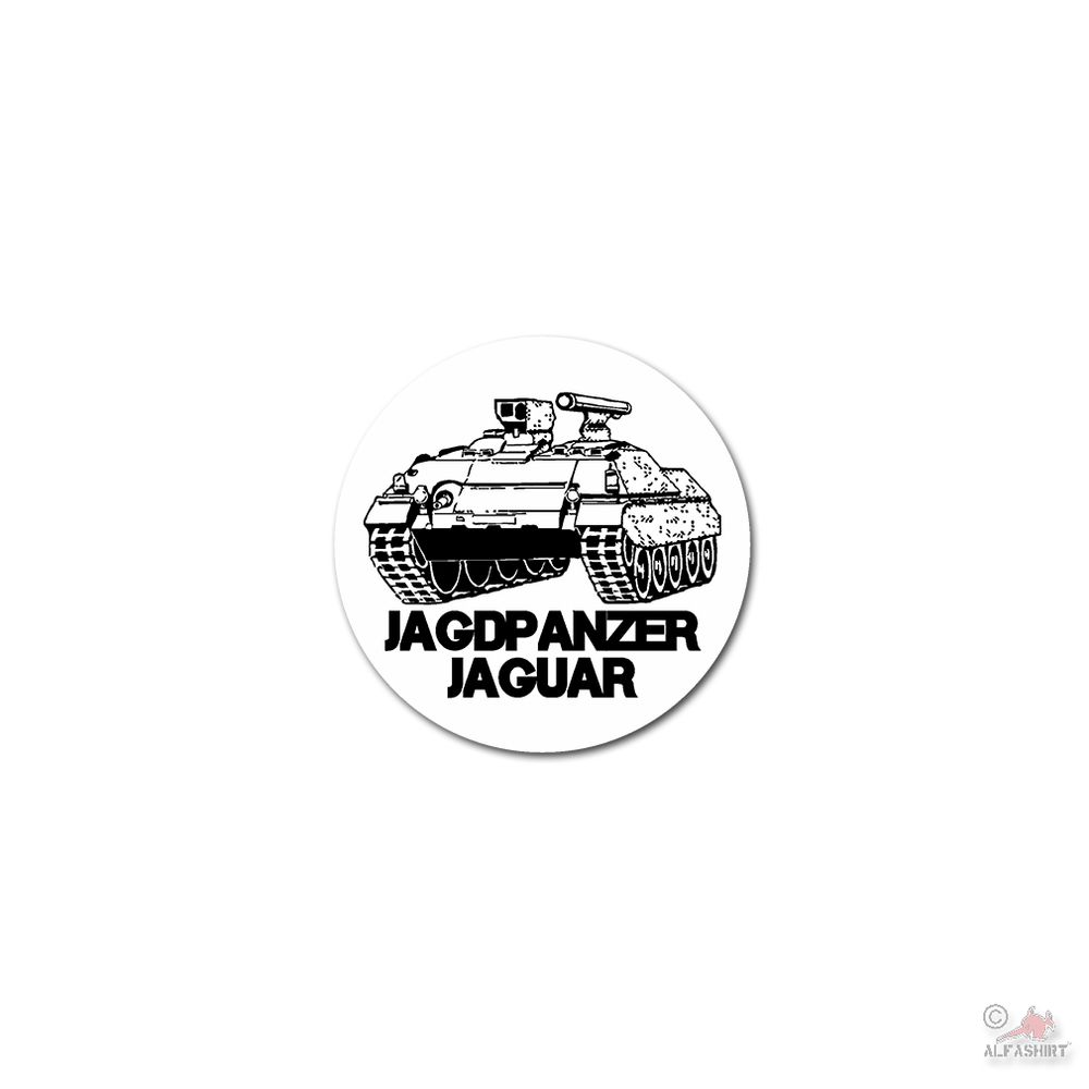 Jagdpanzer Jaguar Tank Rocket Hunting Tank Company Sticker 7x7cm # 26578