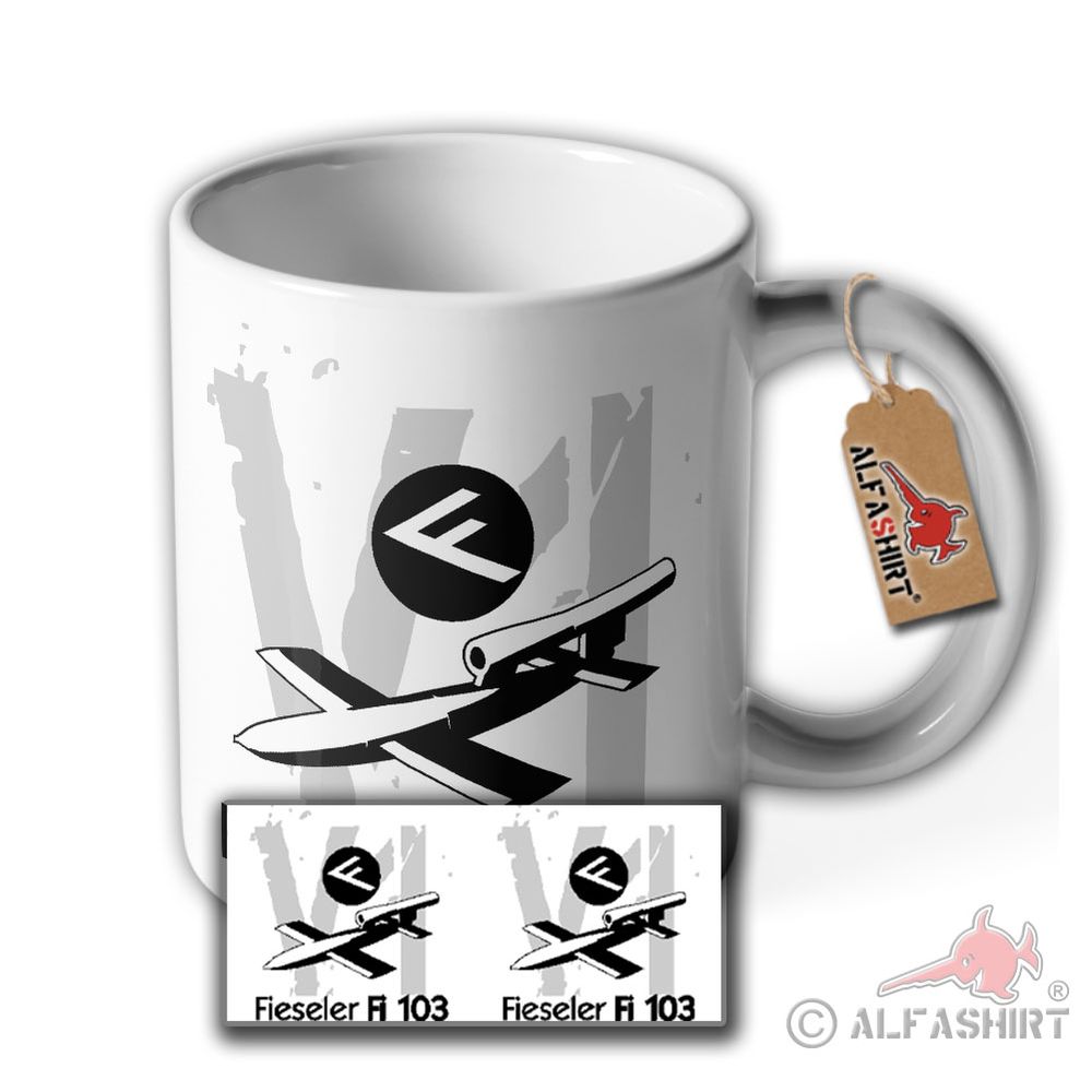 Tasse V1 Rakete Flügelbombe Wk2 Wh V-Waffe Logo Abzeichen#38985