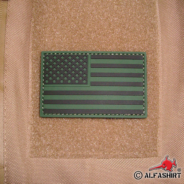 US Army USA United States Fahne Abzeichen Airsoft 3D Rubber Patch 5x8cm #17052