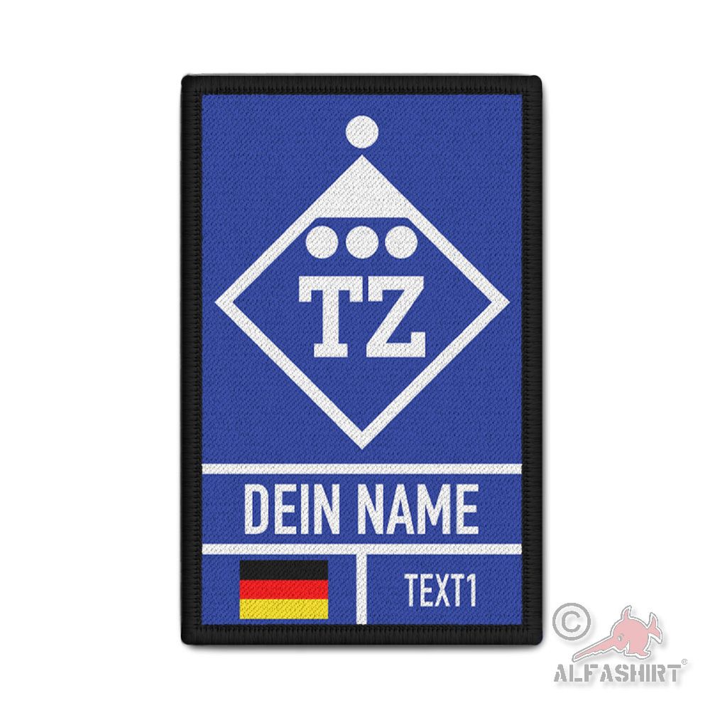 Patch Zugtruppführer TZ Zugführer Hilfswerk taktisches Zeichen GER DE  #45581