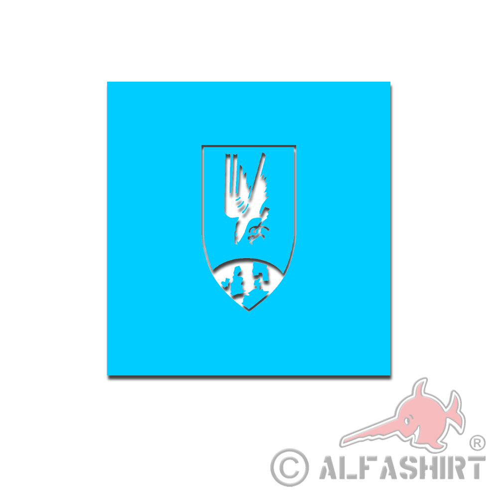 Lackierschablone Nachtjäger Wappen Nachtjagdgeschwader 2 NJG 2 20x11cm A5283