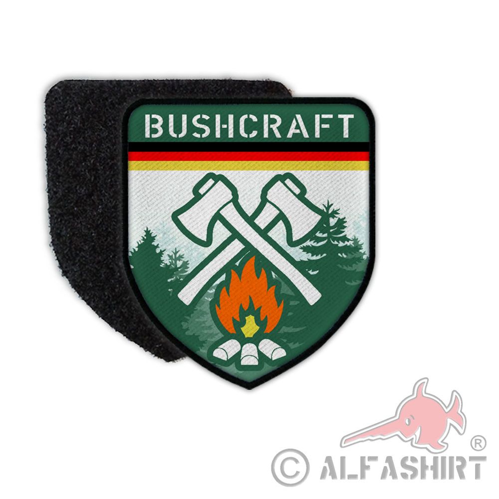Patch Bushcraft Germany Germany Survival Outdoor Forest Prepper # 32041