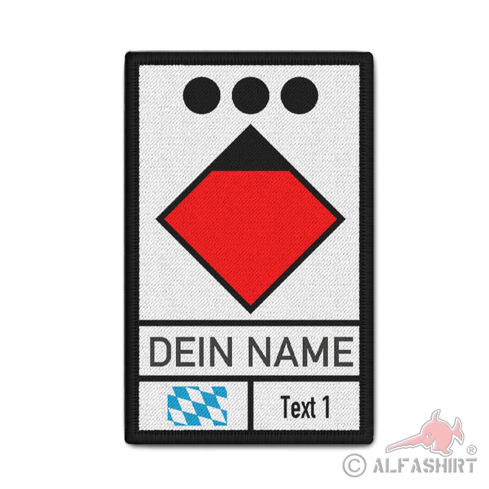 Patch Zugführer Bayern Feuerwehr Rettungswache Dienst #38394