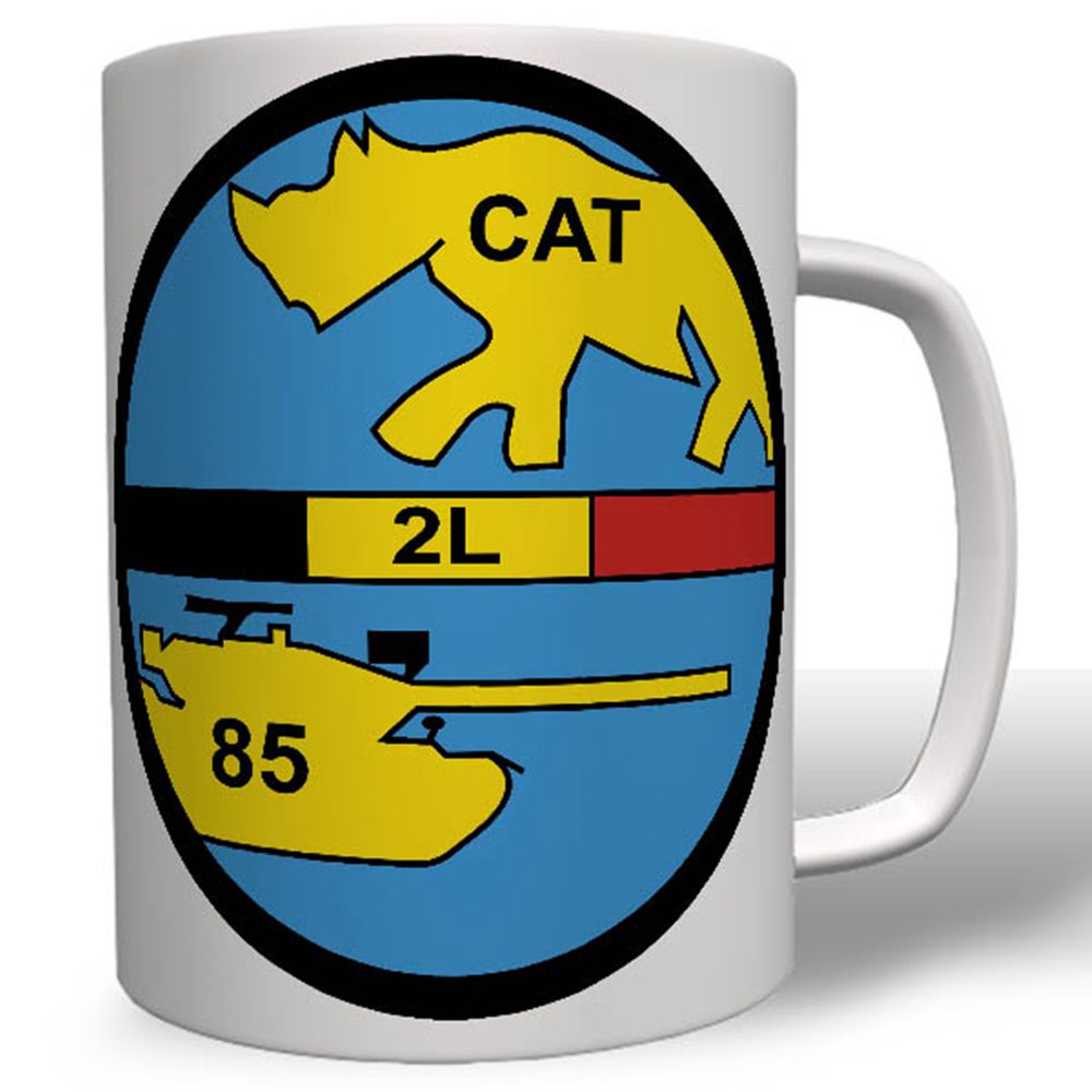 2e Lancers Cat 85 Belgium Coat of Arms Badge Belgian Army Cup # 16561