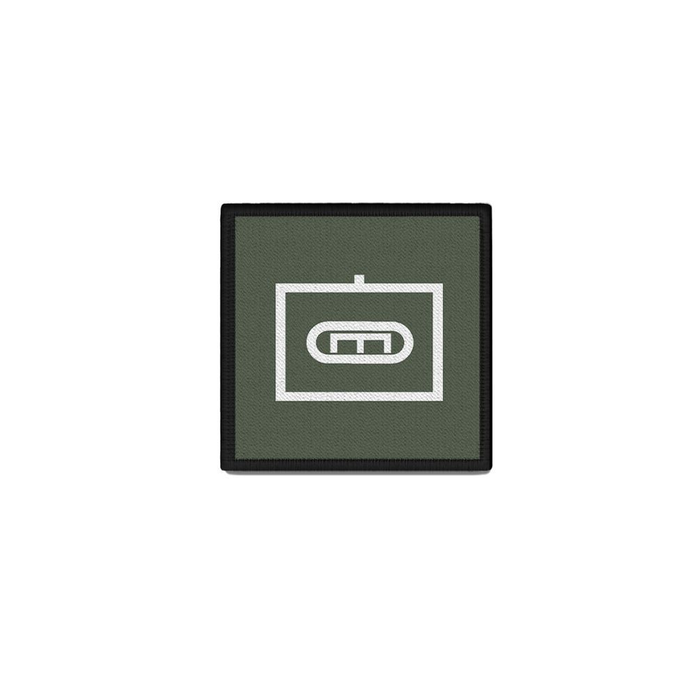4x4 Quadrat Patch taktische Zeichen 