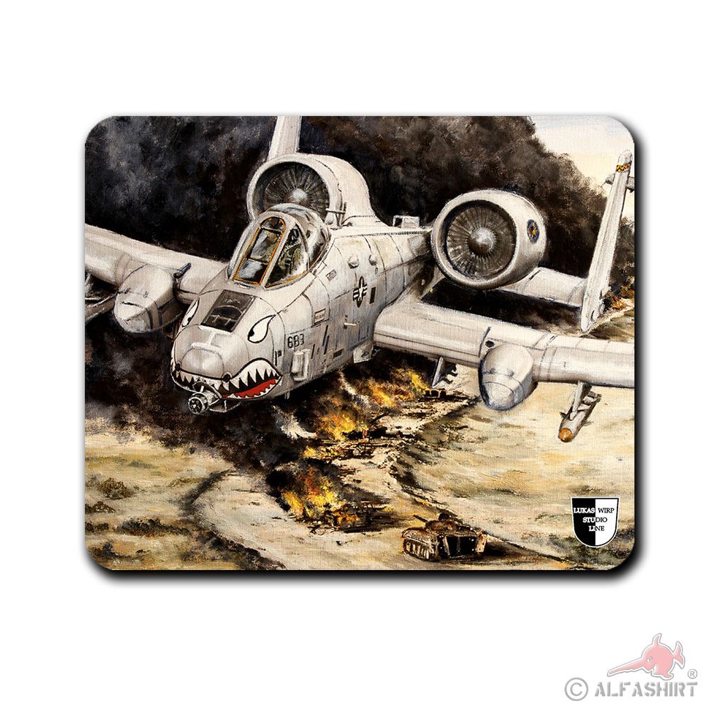 Lukas Wirp Mauspad A10 Thunderbolt Donnerkeil Warthog Warzenschwein #42720
