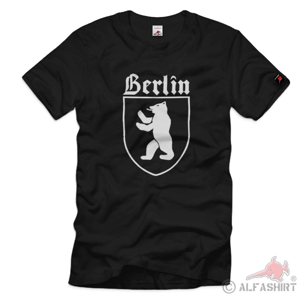 Berlin Wappen Stadt Hauptstadt Bär Abzeichen Emblem - T Shirt #1334