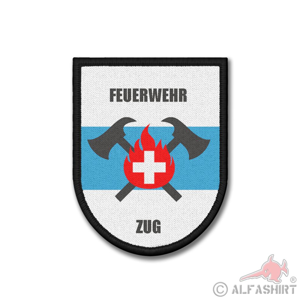 Patch Fire Brigade Zug Volunteer Fire Brigade Rescue Switzerland Swiss # 37268