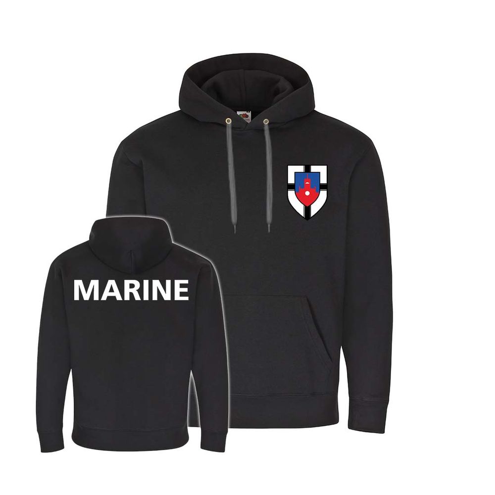 Hoodie Marineschule Bundeswehr Offiziere Ausbildung Marine Wappen #33471