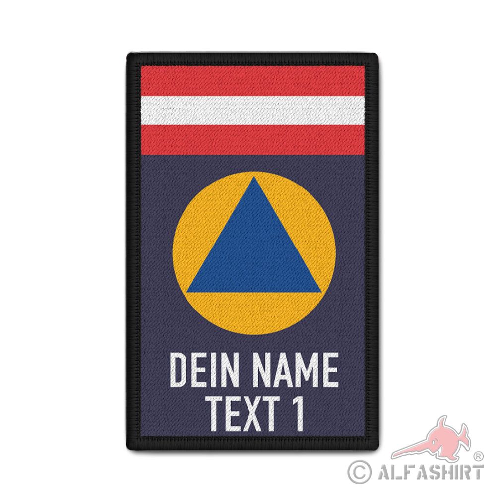 Rank Patch KAT Protection Austria Rank Volunteer Personalized #43471