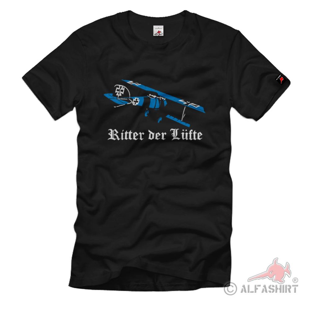 Ritter Der Lüfte WK Doppeldecker Albertos Richthofen Luftwaffe T Shirt #1990