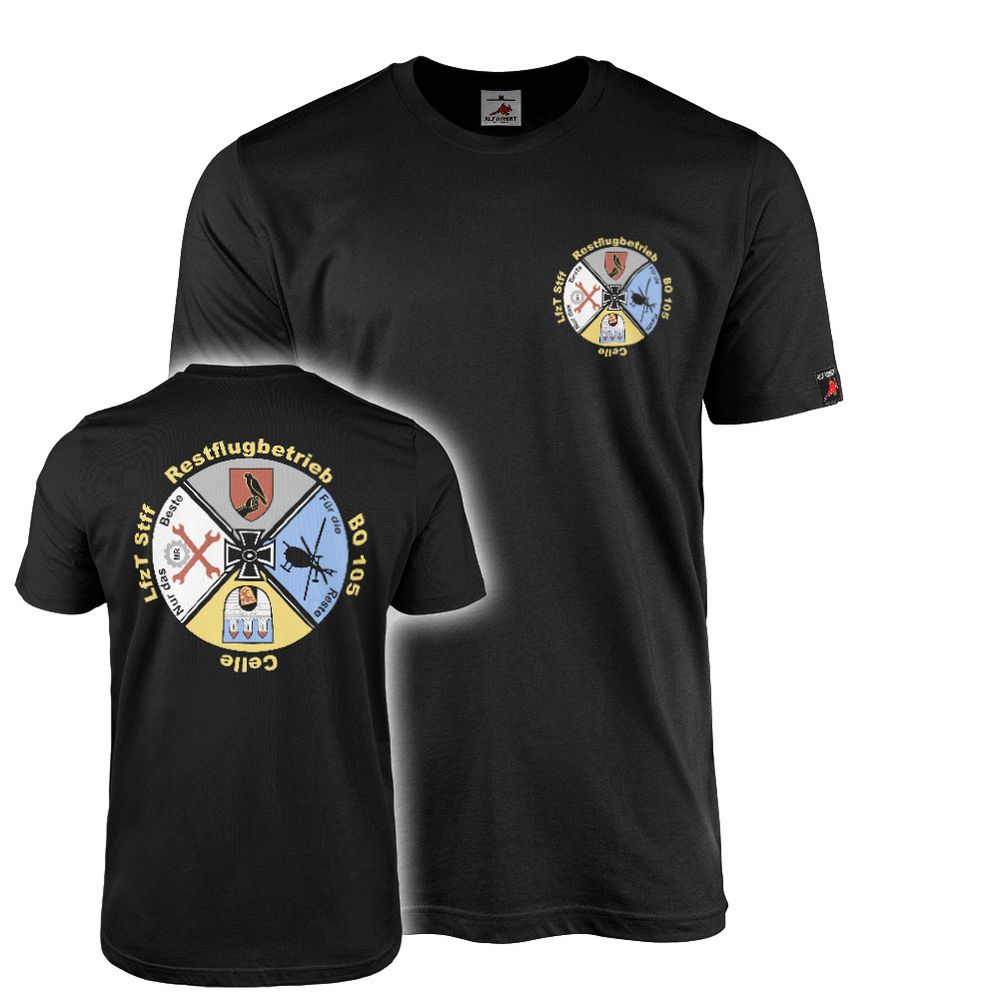 T-Shirt Luftfahrzeugtechnische Staffel Restflugbetrieb LfzT Stff Heeresfliegertruppe Bundeswehr #46757