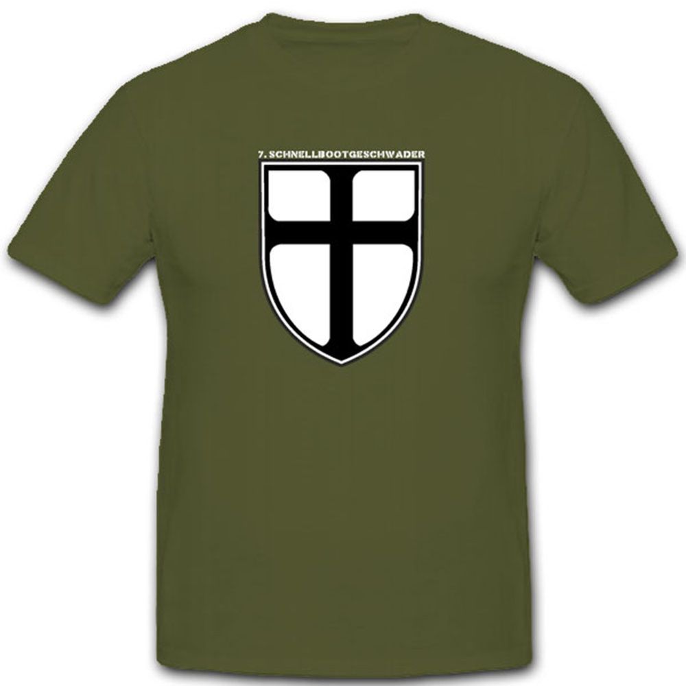 7. Schnellbootgeschwader Bundesmarine Einheit Wappen T Shirt #2878