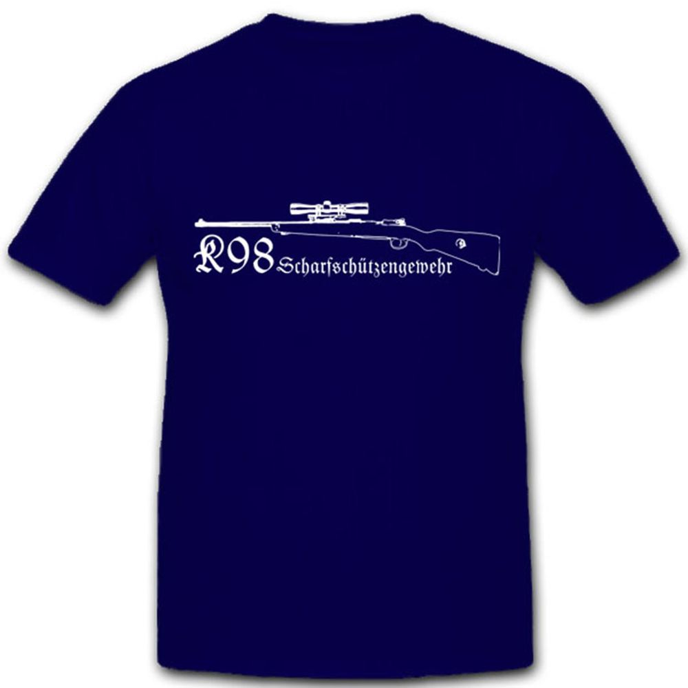 K98 Sniper Gewehr Scharfschütze Waffe Karabiner Verschlusssystem - T Shirt #4089