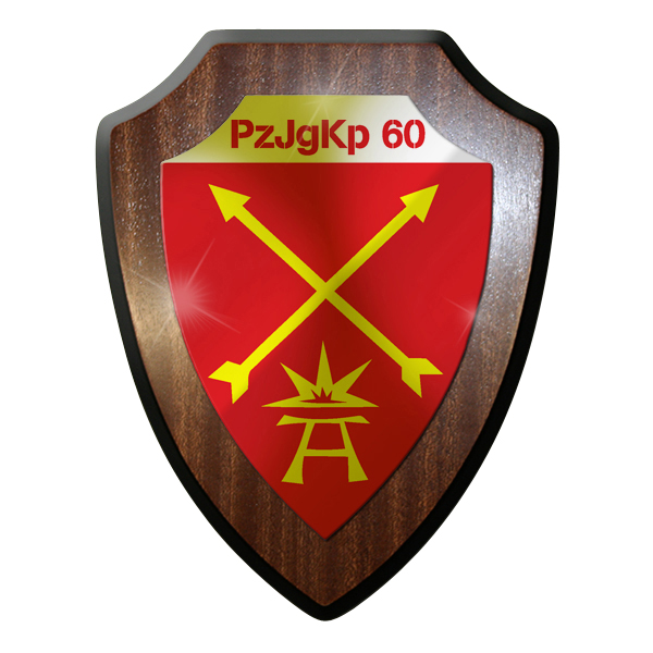 Wappenschild - PzJgKp Panzer Jäger Kompanie 60 Heer Bundeswehr Bund Bw #9288