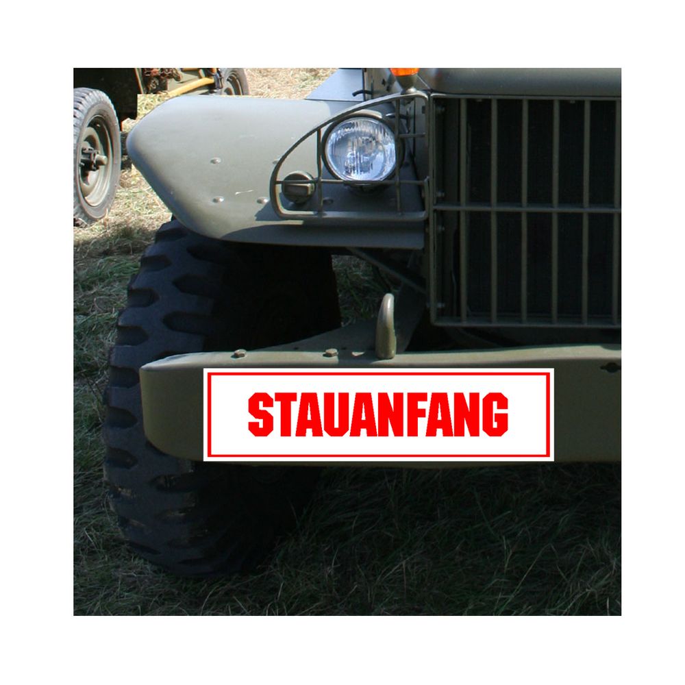 Magnetic sign traffic jam start heavy transport transport highway large transport # A5398